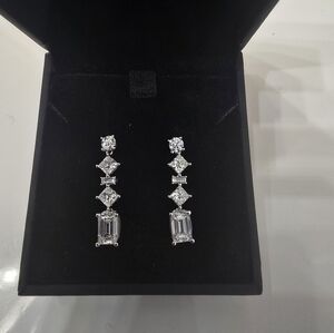 Elegant Silver Drop Earrings